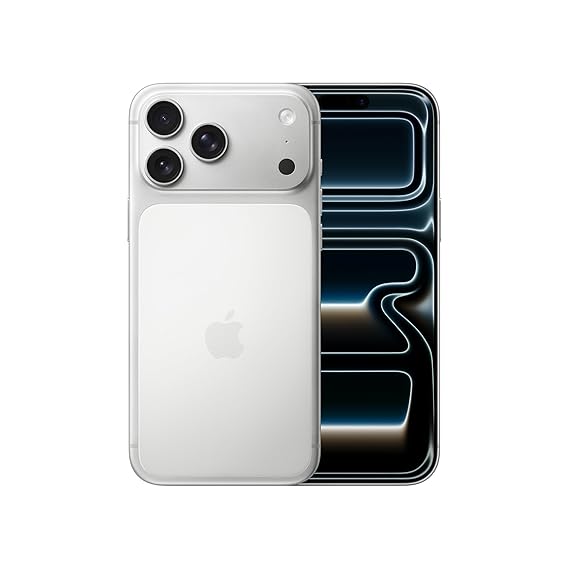 Apple iPhone 17 Pro Max 256 GB: 17.42 cm (6.9″) Display with Promotion, A19 Pro Chip, Best Battery Life in Any iPhone Ever, Pro Fusion Camera System, Center Stage Front Camera; Silver