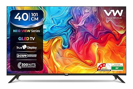 VW 100 cm (40 inches) Frameless Series HD Ready QLED TV VW40S1