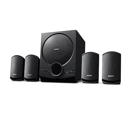 Sony SA-D40M2 All in One 4.1ch Home Theatre System with 100W Power Output and Powerful Subwoofer – Black (Model no.YY2090C)